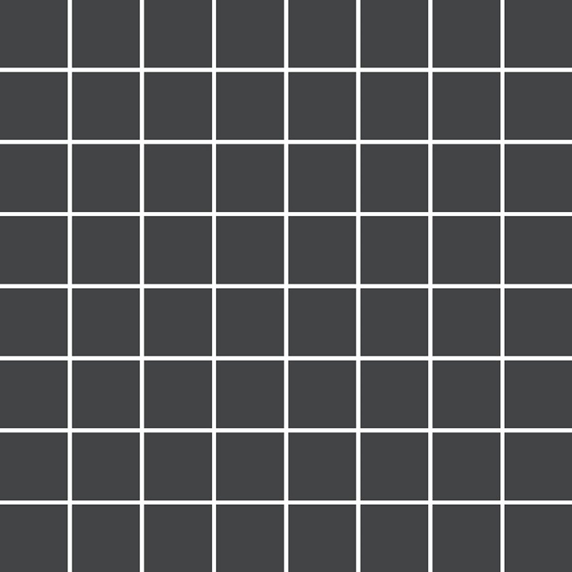 LPC Plain Colours lasittamaton porcelanato mosaiikki seinälaatta lattialaatta 3,5X3,5 Black tasapintainen matta tumma musta yksivärinen