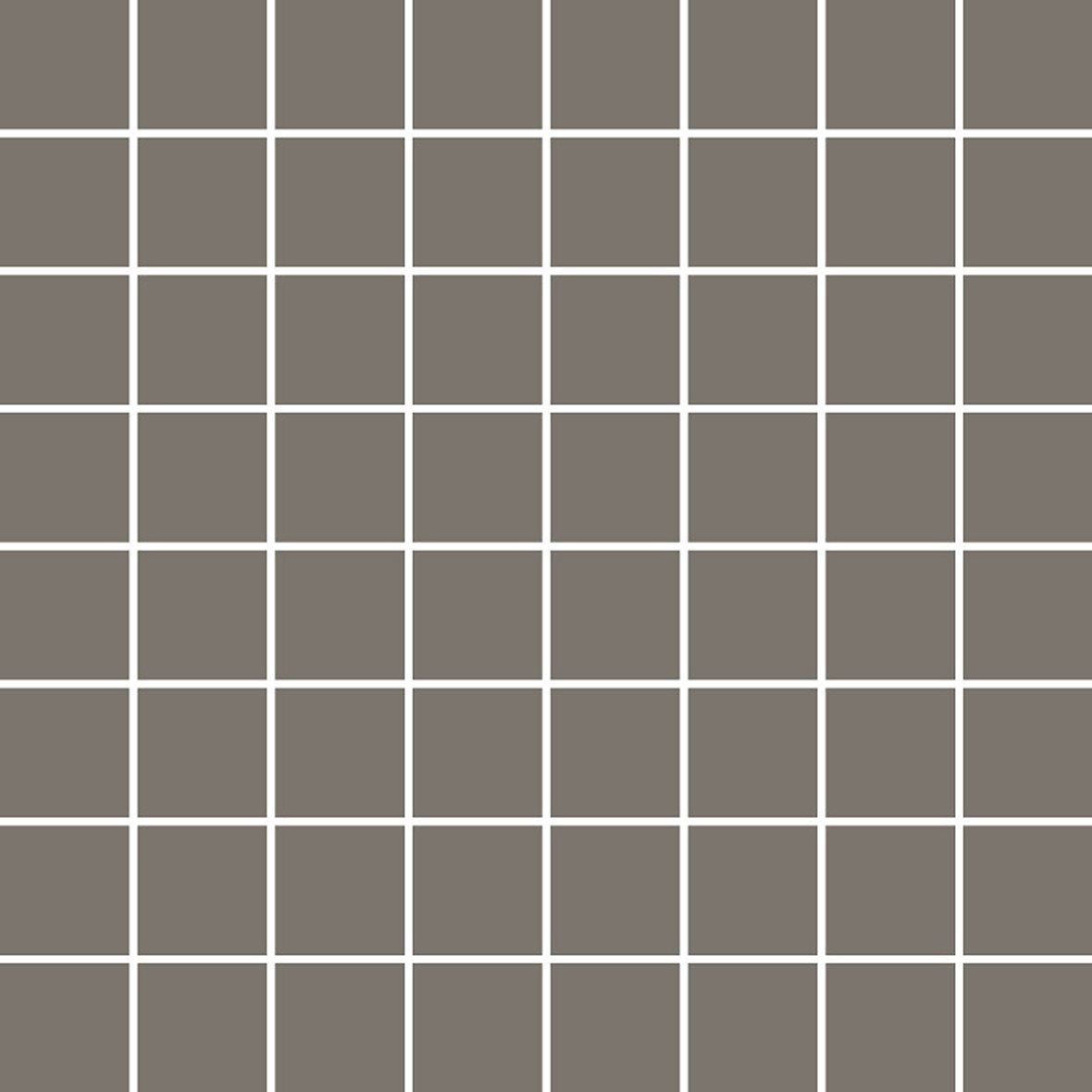 LPC Plain Colours lasittamaton porcelanato mosaiikki seinälaatta lattialaatta 3,5X3,5 Charcoal tasapintainen matta tumma harmaa yksivärinen