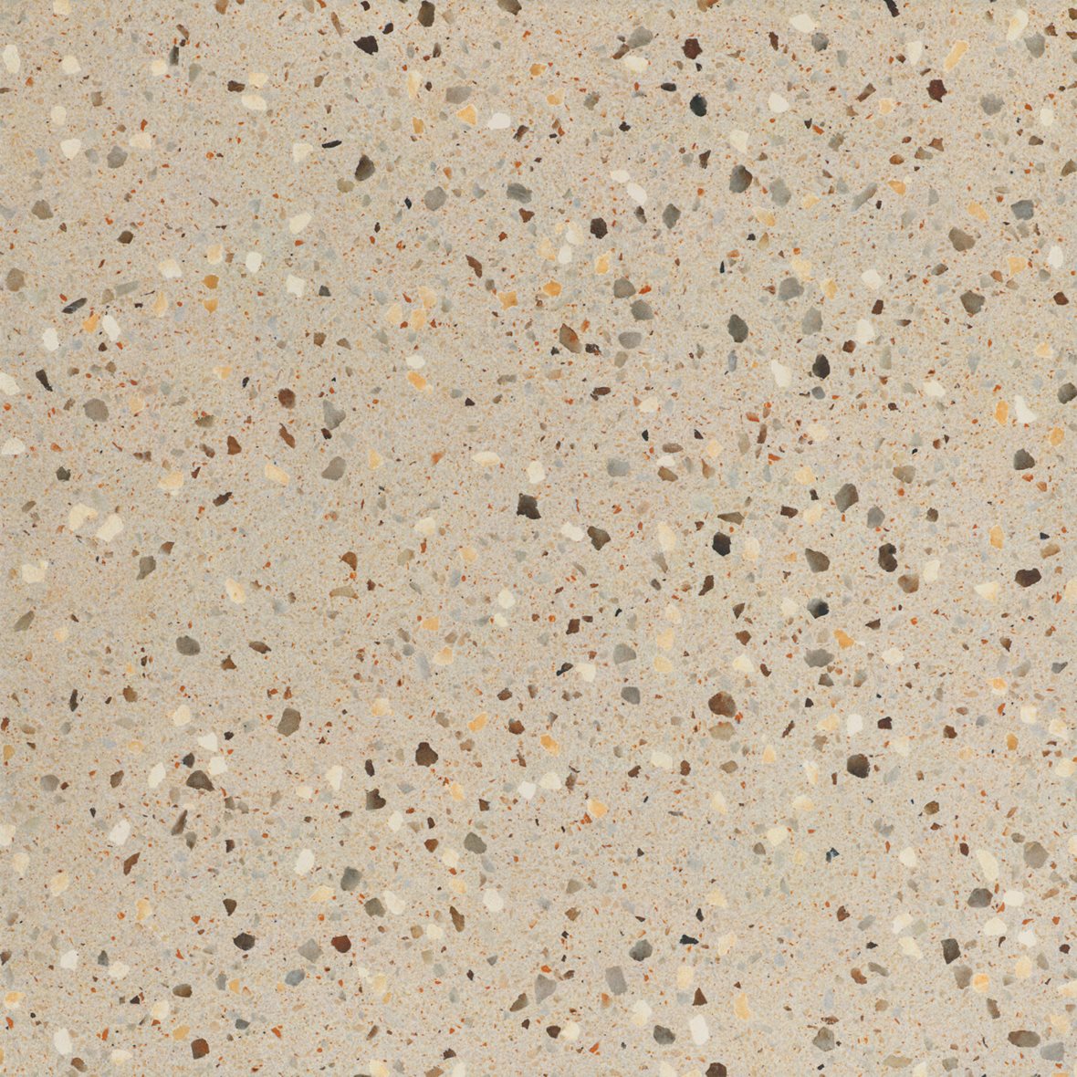 LPC Terrazzo lasitettu porcelanato lattialaatta ulkolaatta 59,7X59,7X2 Beige strukturoitu matta keskitumma beige pilkullinen
