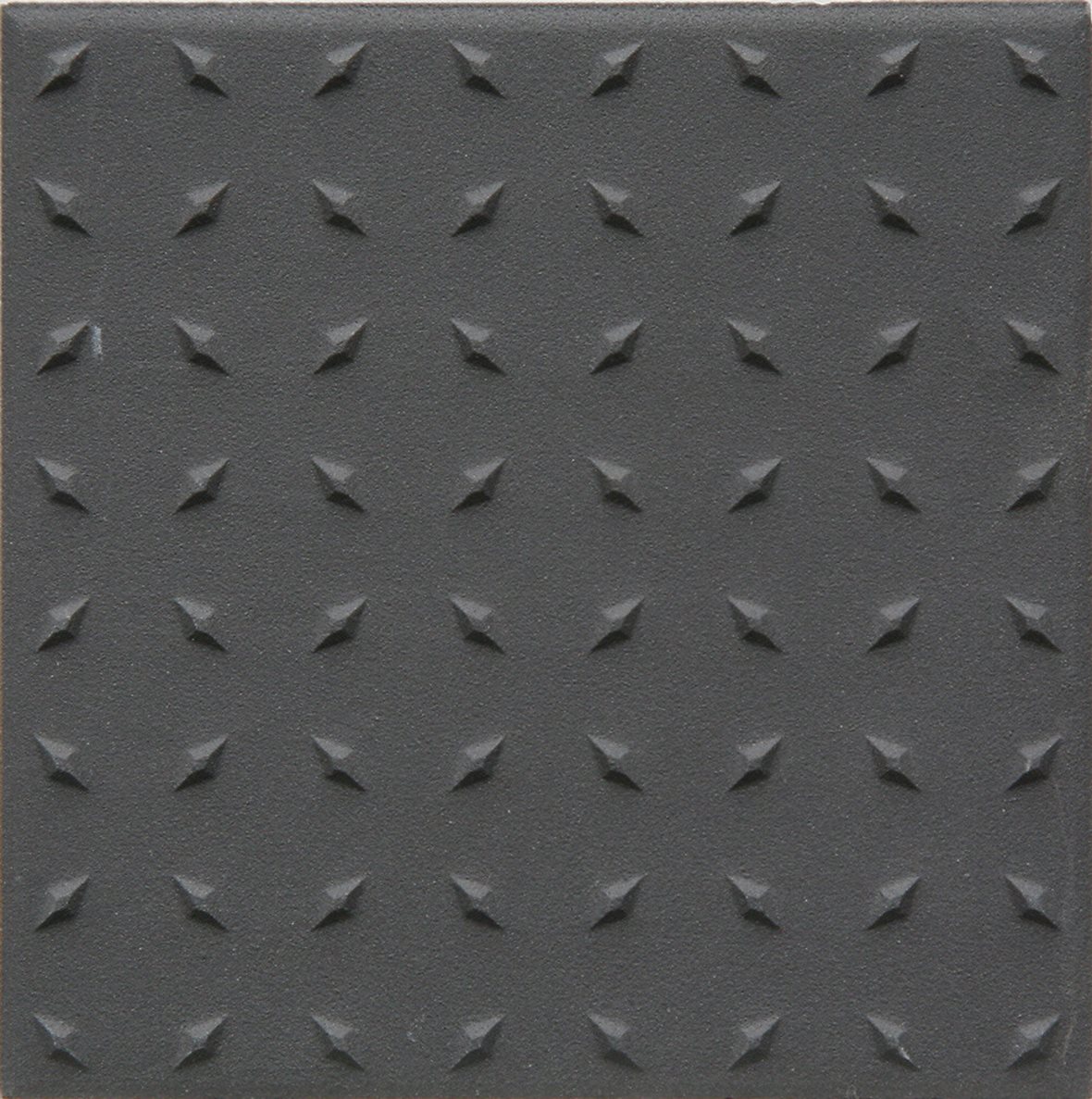 Pukkila Natura lasittamaton porcelanato seinälaatta lattialaatta ulkolaatta 9,6X9,6 grafiitinharmaa L4430DD/1C tähtinasta kohokuvioinen matta DD harma