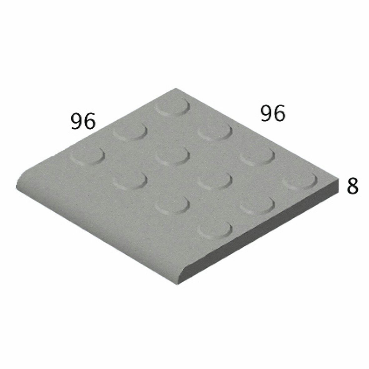 Pukkila Natura lasittamaton porcelanato seinälaatta lattialaatta ulkolaatta 9,6x9,6 siniharmaa 4407BNRC/1C kohokuvioinen matta harmaa yksivärinen