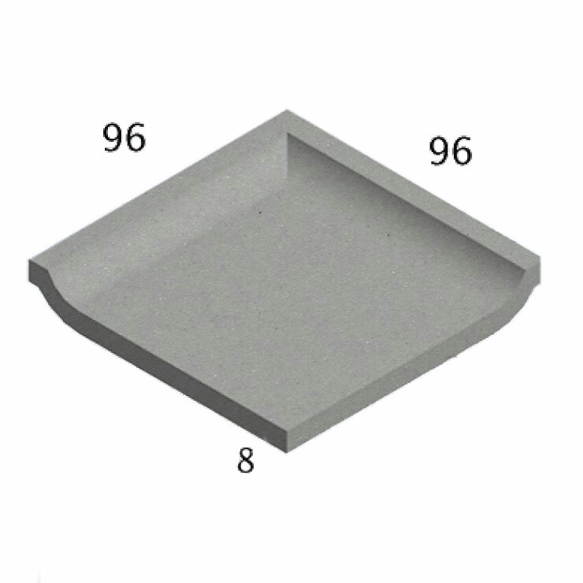 Pukkila Natura lasittamaton porcelanato seinälaatta lattialaatta ulkolaatta 9,6X9,6 siniharmaa 4407SBC/1C tasapintainen matta harmaa yksivärinen