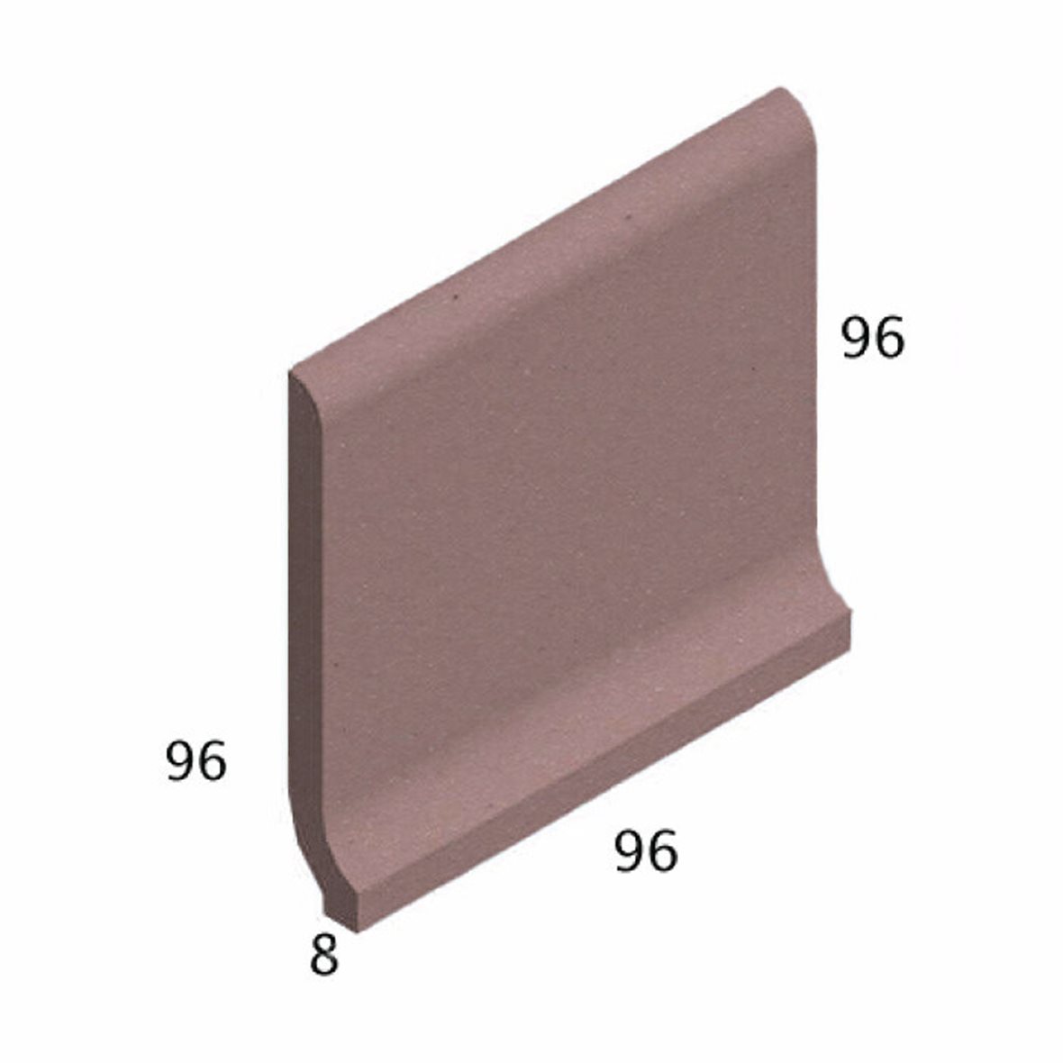 Pukkila Natura lasittamaton porcelanato seinälaatta lattialaatta ulkolaatta 9,6X9,6 roosa 4419CB/1C tasapintainen matta punainen yksivärinen