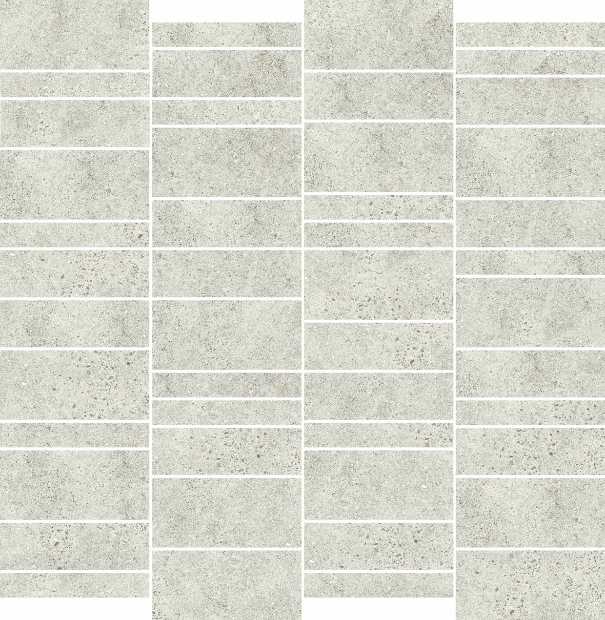 Pukkila Deep Mattoncino lasittamaton porcelanato mosaiikki seinälaatta lattialaatta Sugar tasapintainen matta tumma valkoinen kivi