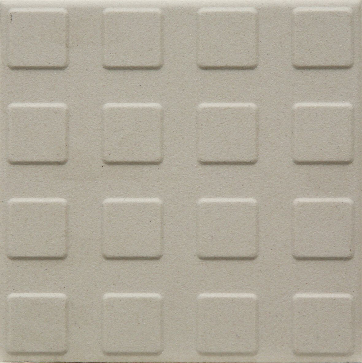 Pukkila Natura lasittamaton porcelanato seinälaatta lattialaatta ulkolaatta 9,6X9,6 vaalea beige L4401SS/1C neliönasta kohokuvioinen matta R11 beige y