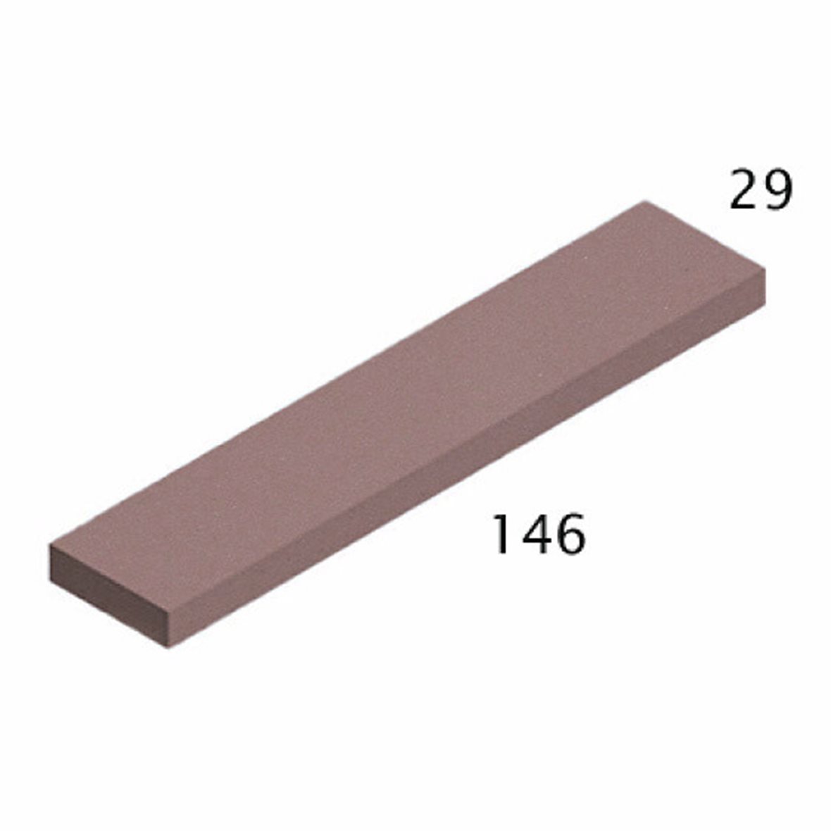 Pukkila Natura Victoria lasittamaton boordi 2,9X14,6 roosa 6STP19/1C tasapintainen matta punainen yksivärinen