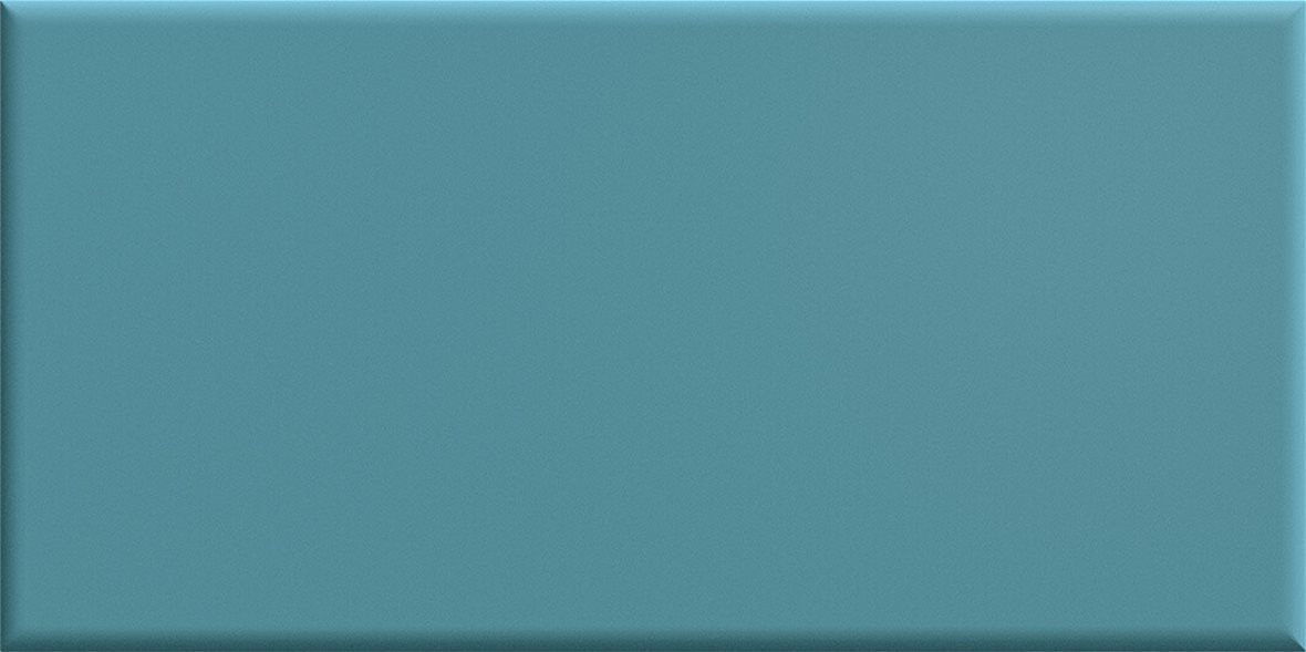Pukkila Tiffany lasitettu kaakeli seinälaatta 7,5X15 Blue tasapintainen matta turkoosi yksivärinen