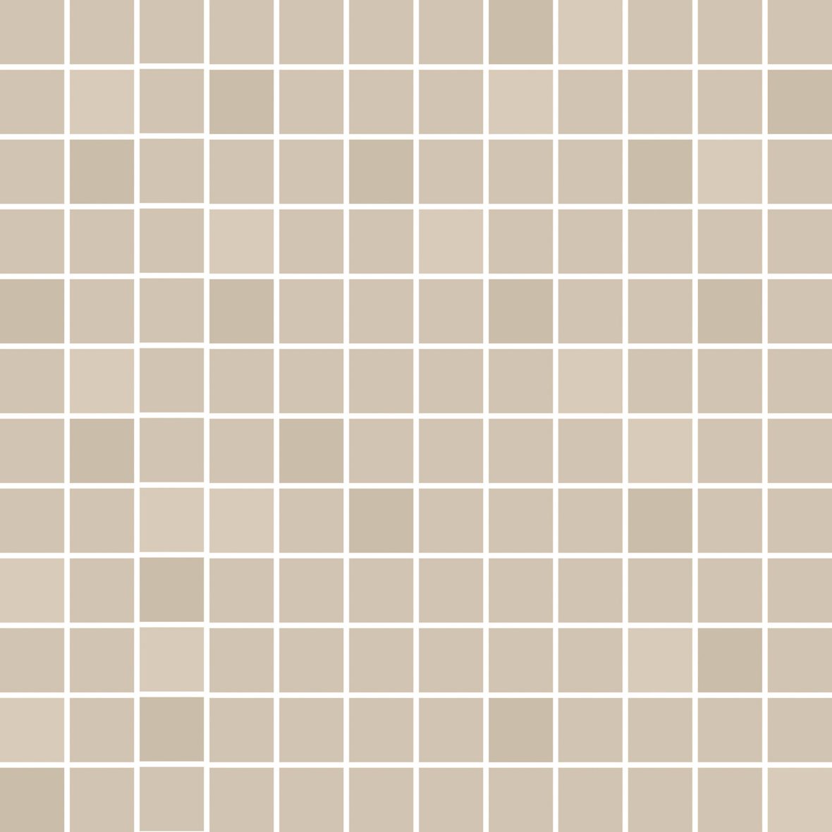 Pukkila Mosaico Porcelanico lasittamaton porcelanato mosaiikki seinälaatta lattialaatta 2,5X2,5 Gemstone Beige tasapintainen matta vaalea beige vivaht