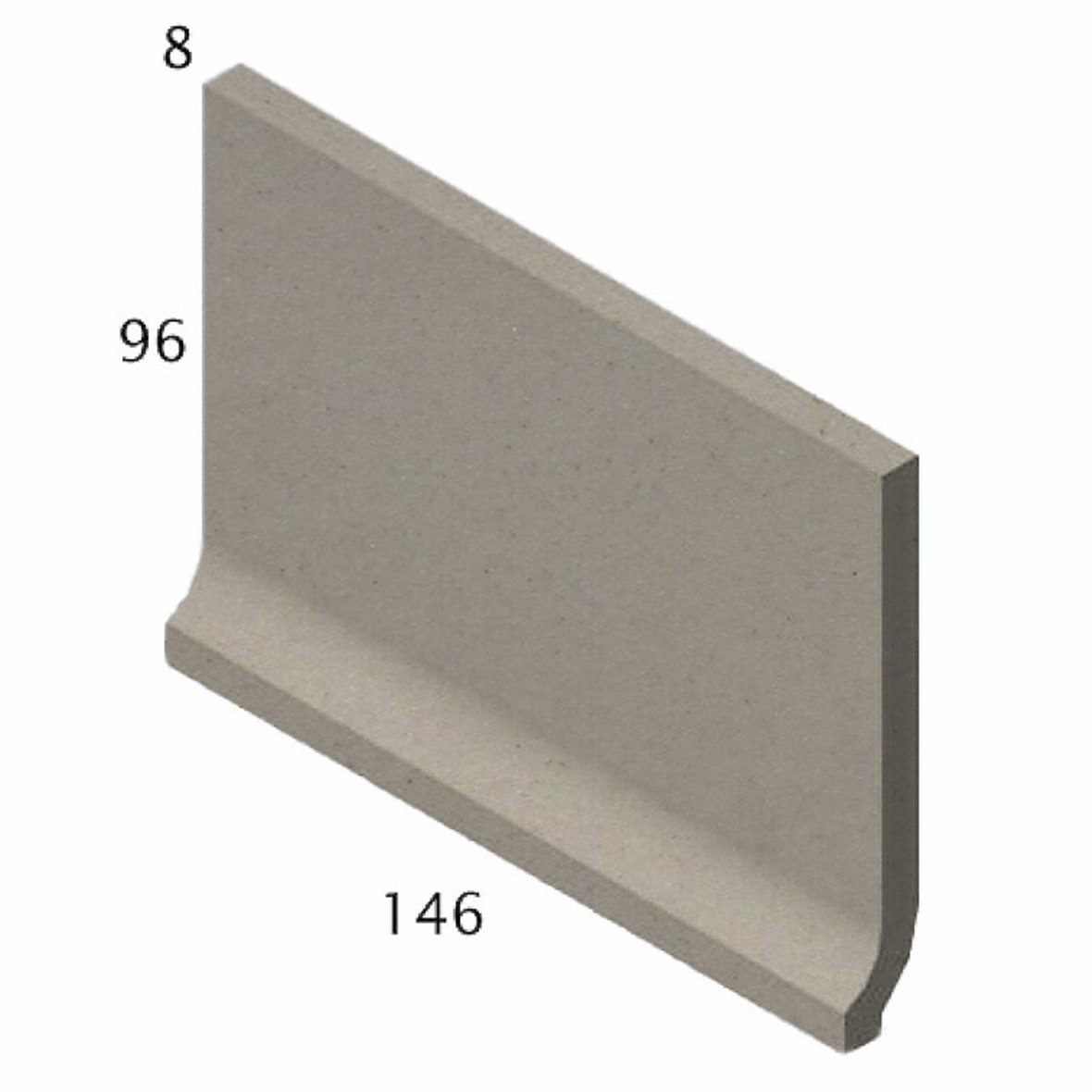 Pukkila Natura lasittamaton holkkalista 9,6X14,6 vaalea beige 4601SB/1C tasapintainen matta beige yksivärinen