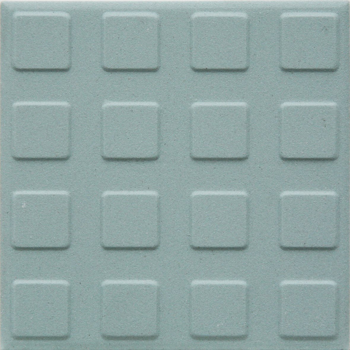 Pukkila Natura lasittamaton porcelanato seinälaatta lattialaatta ulkolaatta 9,6X9,6 vaaleanvihreä L4413SS/1C kohokuvioinen matta neliönasta vihreä yks