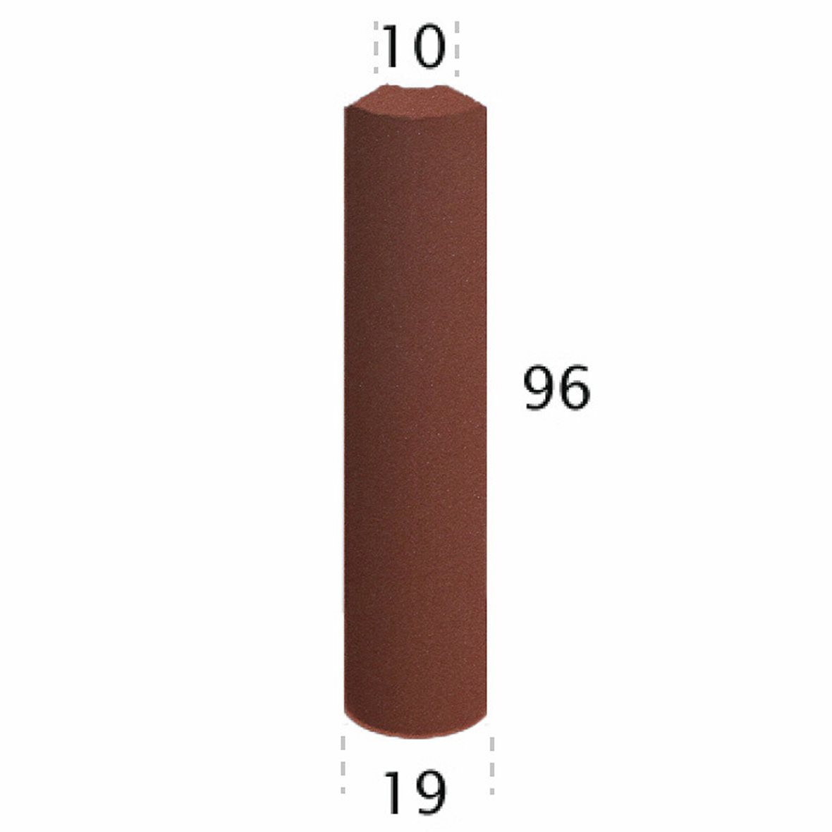 Pukkila Natura lasittamaton holkkalista 9,6X10 tiilenpunainen 1420QR/1C tasapintainen matta punainen yksivärinen