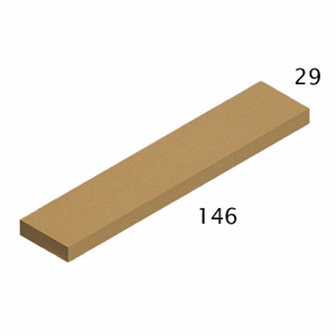 Pukkila Natura Victoria lasittamaton boordi 2,9X14,6 okrankeltainen 6STP21/1C tasapintainen matta keltainen yksivärinen