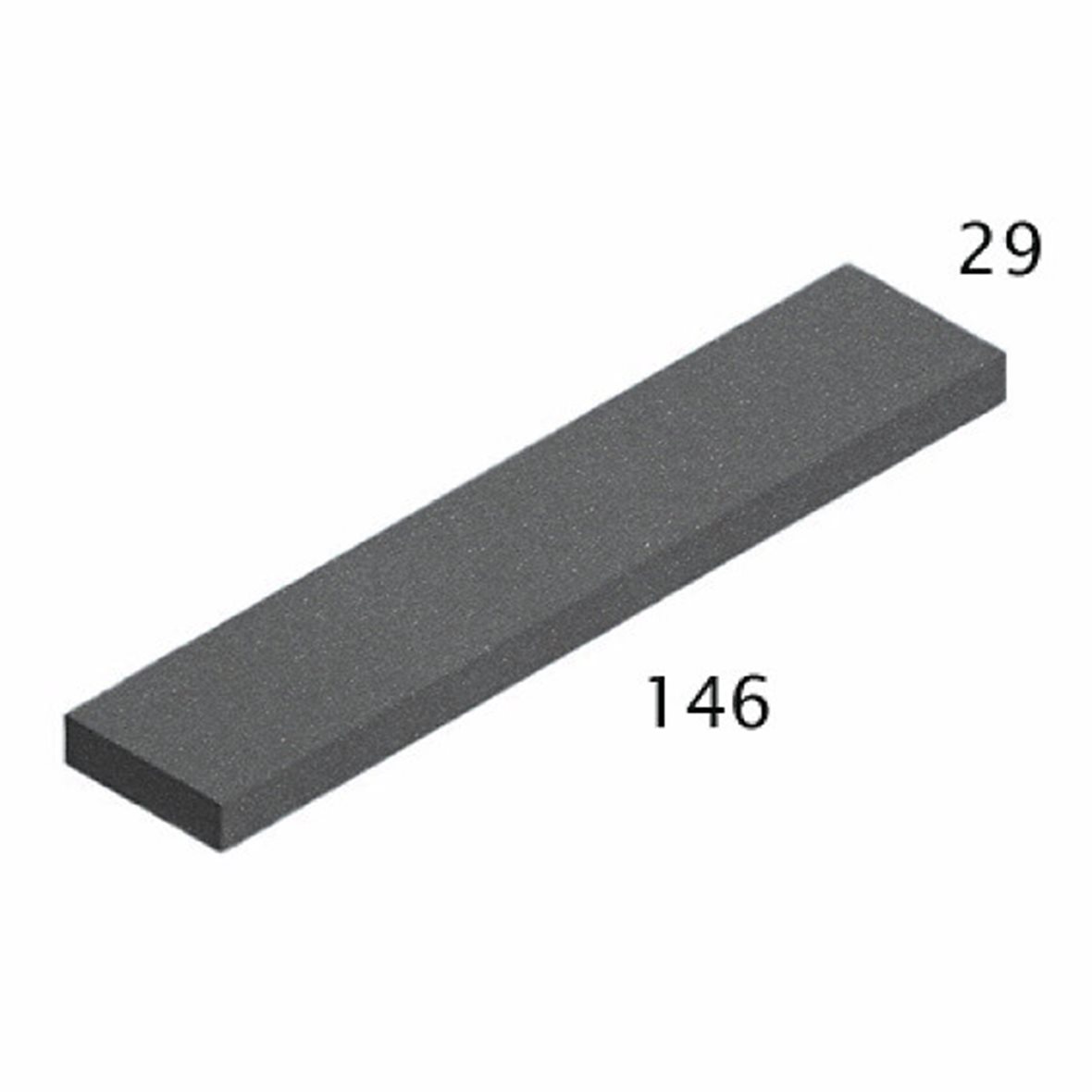 Pukkila Natura Victoria lasittamaton boordi 2,9X14,6 grafiitinharmaa 6STP30/1C tasapintainen matta harmaa yksivärinen