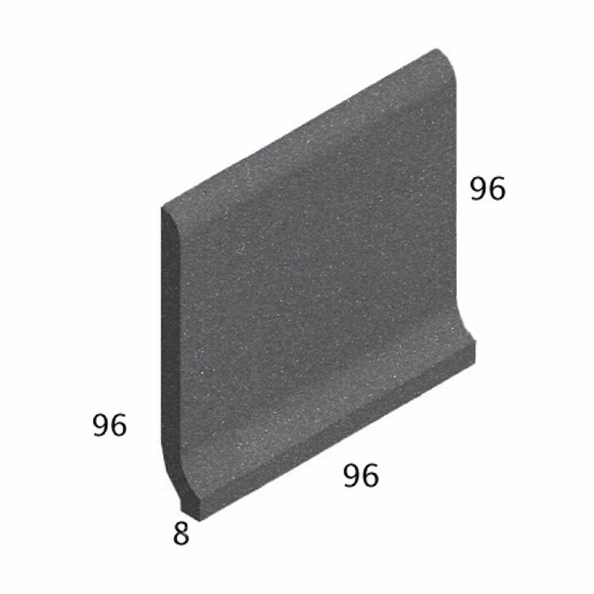 Pukkila Natura lasittamaton porcelanato seinälaatta lattialaatta ulkolaatta 9,6X9,6 grafiitinharmaa 4430CB/1C tasapintainen matta harmaa yksivärinen