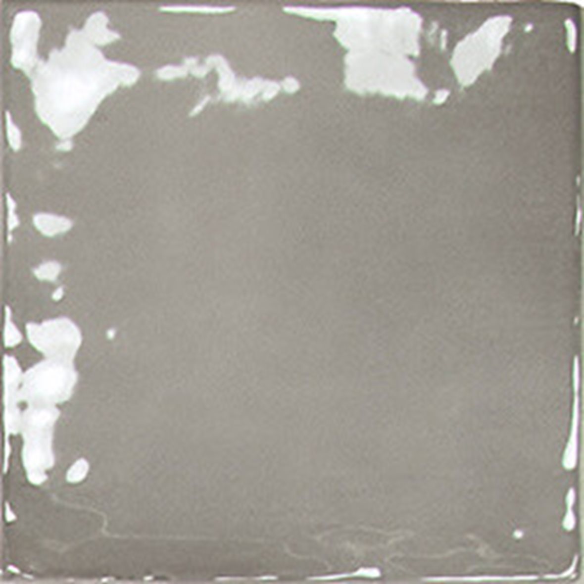 Pukkila Manacor lasitettu kaakeli seinälaatta 10X10 Mercury Grey laineileva kiiltävä keskitumma harmaa vivahteikas