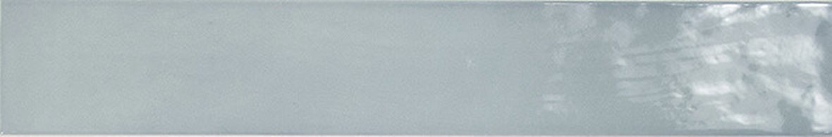 Pukkila Manacor lasitettu kaakeli seinälaatta 6,5X40 Blue Moon laineileva kiiltävä vaalea sininen vivahteikas