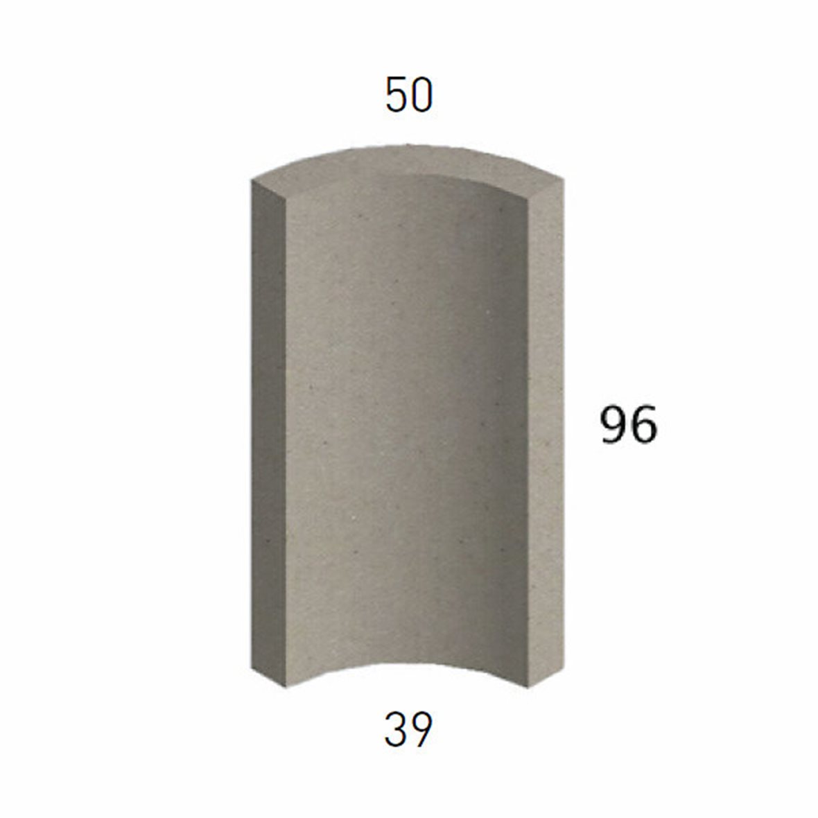 Pukkila Natura lasittamaton holkkalista 3,9X9,6 vaalea beige 2401QR/1C tasapintainen matta beige yksivärinen