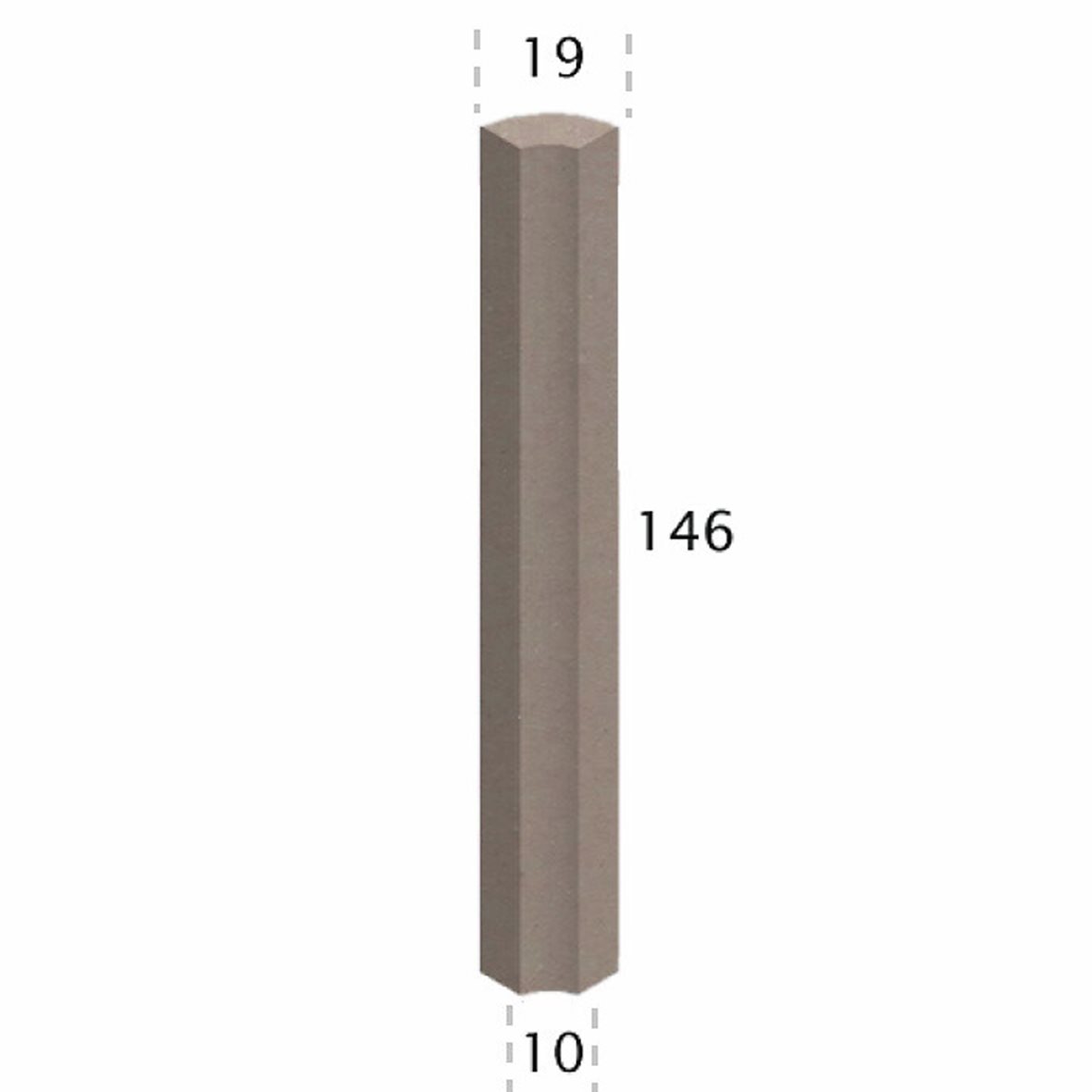 Pukkila Natura lasittamaton holkkalista 14,6X19 roosa 1605QR/1C tasapintainen matta punainen yksivärinen