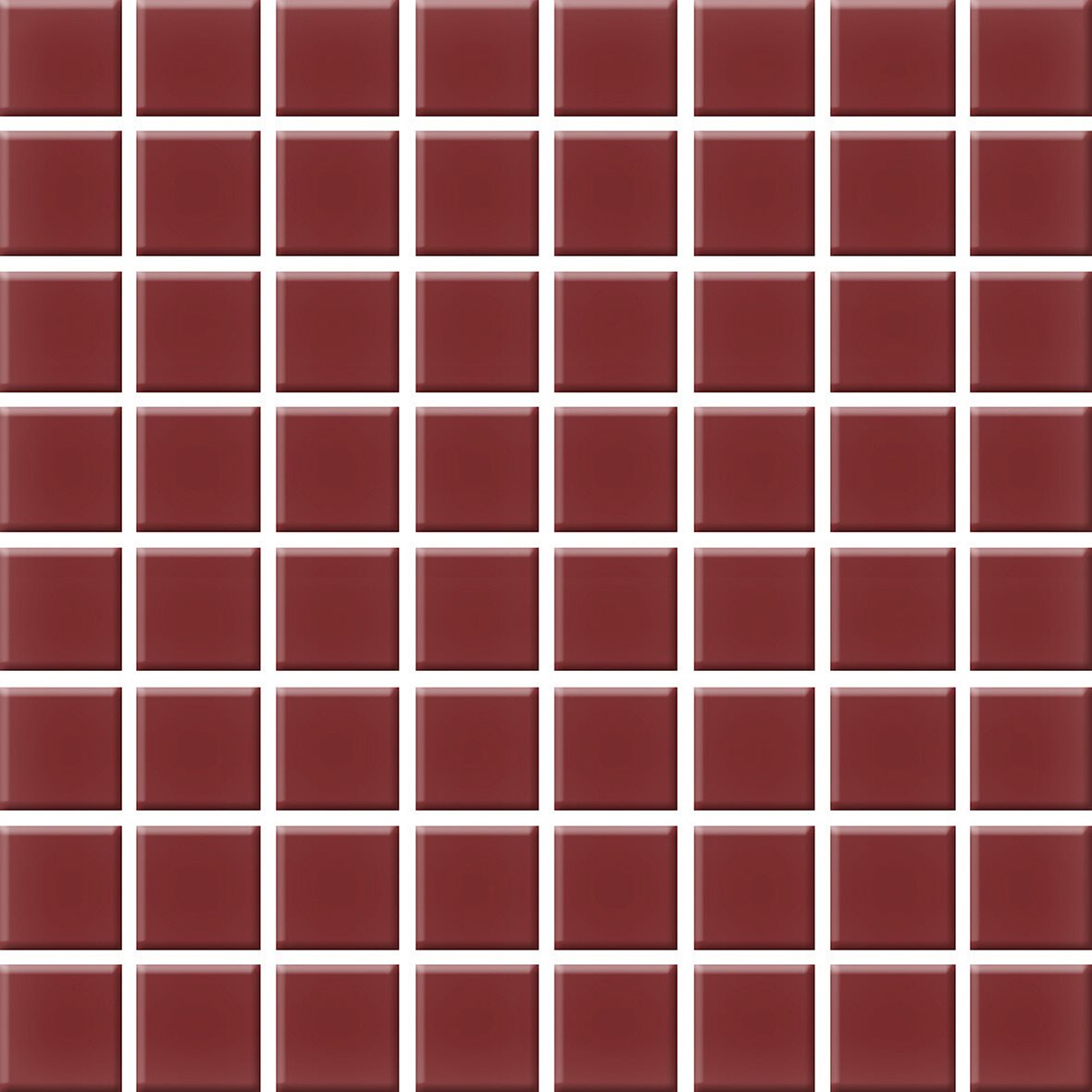 Pukkila Color lasitettu porcelanato seinälaatta lattialaatta ulkolaatta 19,7X19,7 Burgundy 5597/2,5 tasapintainen matta valesauma tumma punainen yksiv
