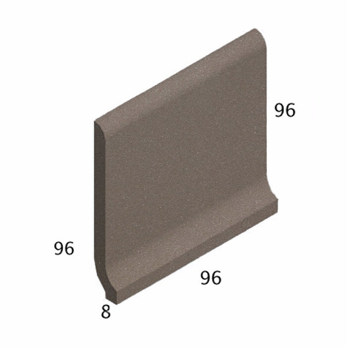 Pukkila Natura lasittamaton porcelanato seinälaatta lattialaatta ulkolaatta 9,6X9,6 ruskea 4429CB/1C tasapintainen matta ruskea yksivärinen