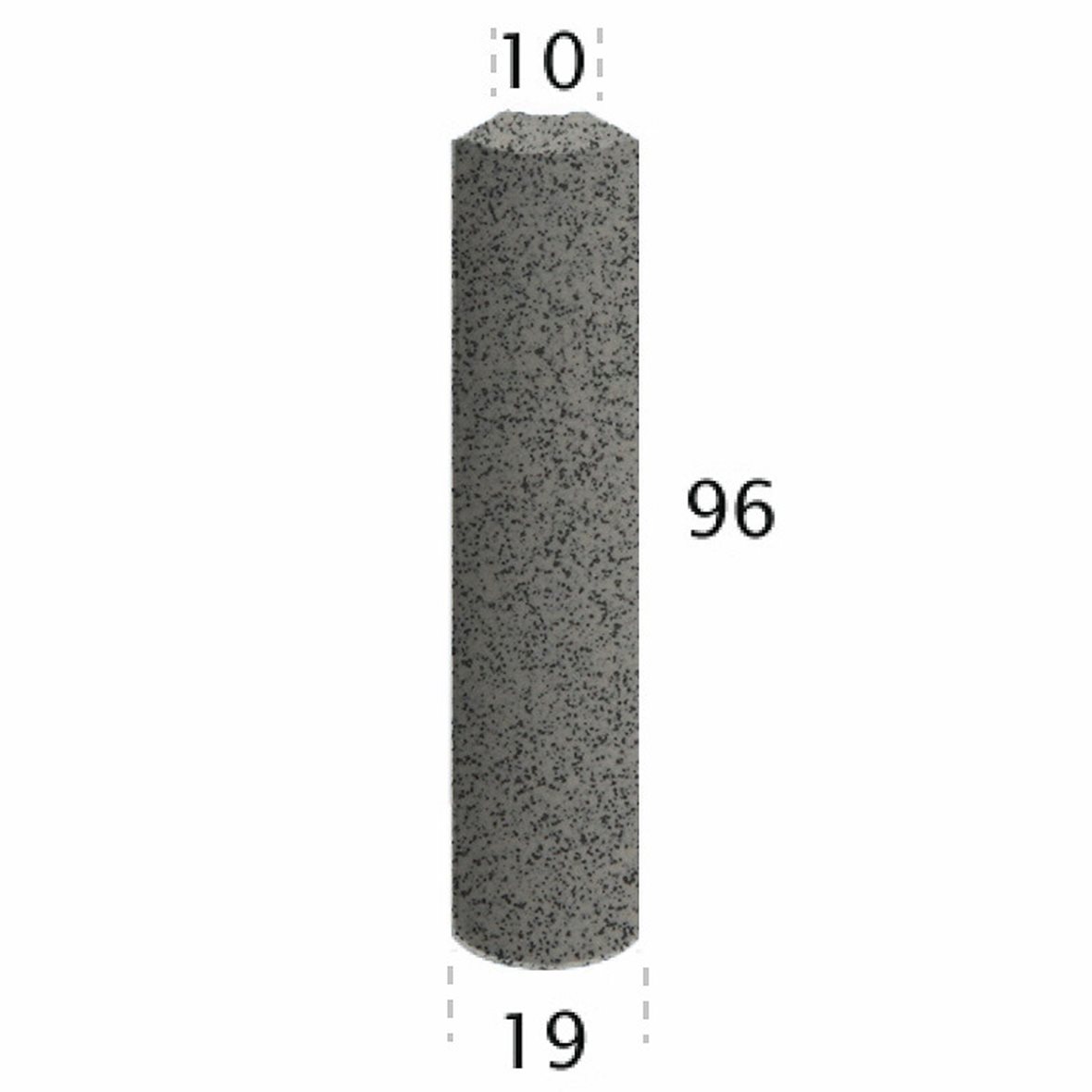 Pukkila Natura lasittamaton holkkalista 9,6X10 speckled grey 1402QR/1C tasapintainen matta harmaa pilkullinen
