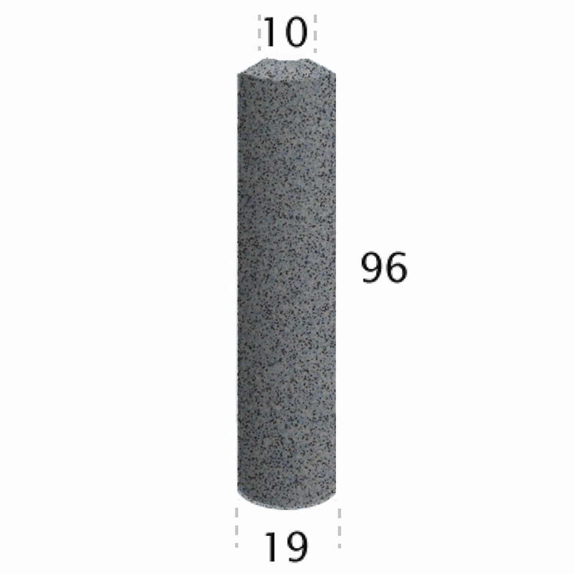 Pukkila Natura lasittamaton holkkalista 9,6X10 granite blue 1412QR/1C tasapintainen matta sininen pilkullinen