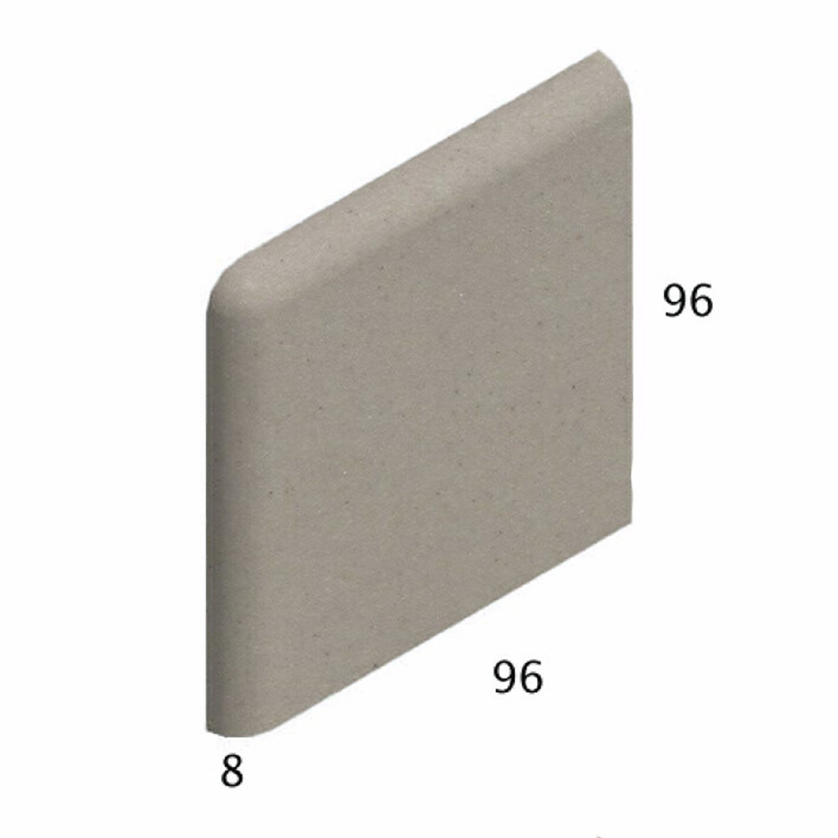 Pukkila Natura lasittamaton jalkalista 9,6X9,6 vaalea beige 4401BNC/1C tasapintainen matta beige yksivärinen