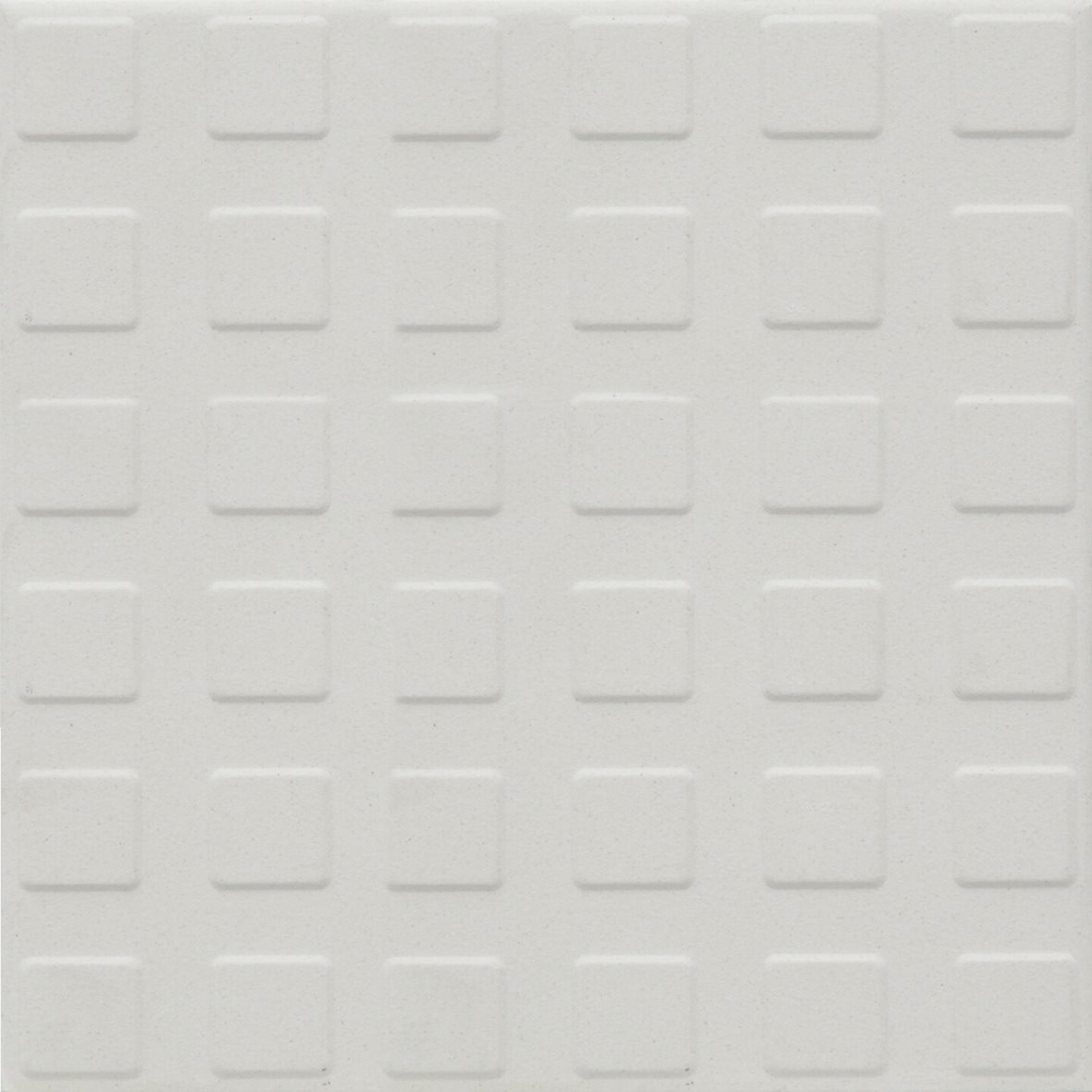 Pukkila Natura lasittamaton porcelanato seinälaatta lattialaatta ulkolaatta 14,6X14,6 valkoinen 6616SS/1C neliönasta kohokuvioinen matta R11 valkoinen