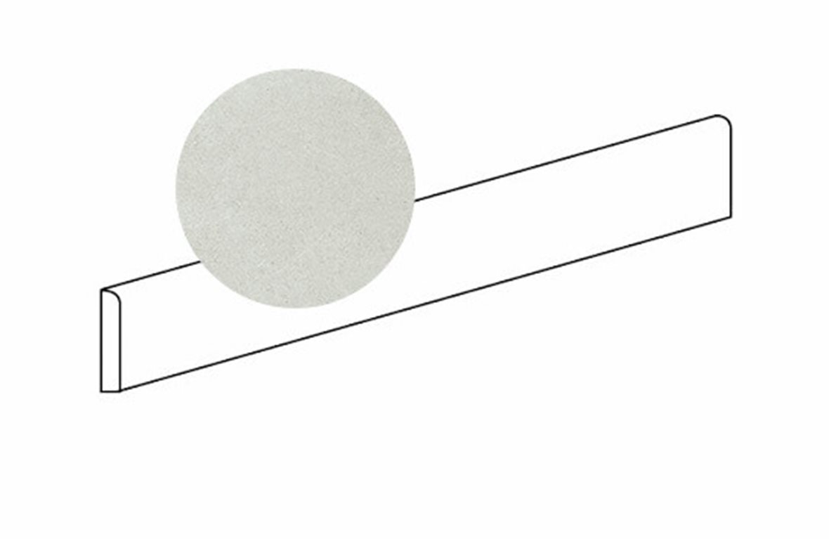 Pukkila Ease lasittamaton jalkalista 8X80 Light Grey tasapintainen matta harmaa kivi