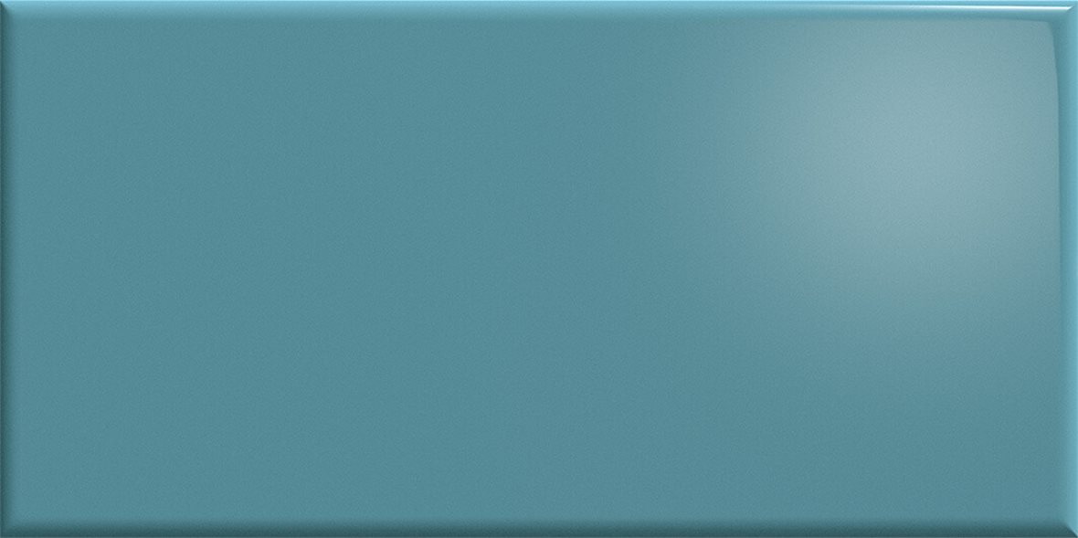 Pukkila Tiffany lasitettu kaakeli seinälaatta 7,5X15 Blue tasapintainen kiiltävä turkoosi yksivärinen