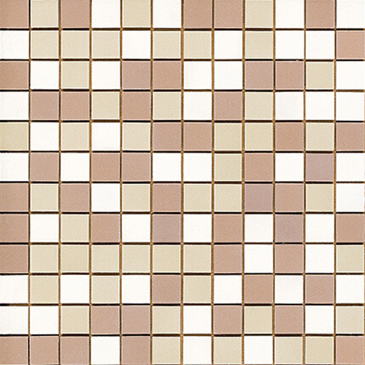 Pukkila Mosaico Porcelanico lasittamaton porcelanato mosaiikki seinälaatta lattialaatta 2,5X2,5 Värimix 100-201-309 tasapintainen matta moniväri väris