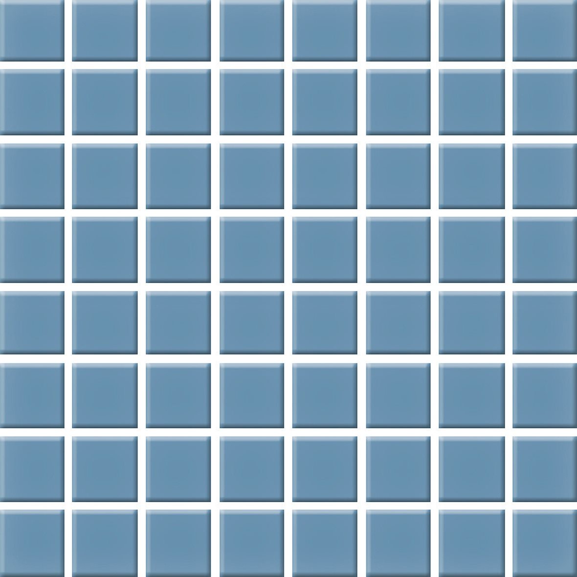 Pukkila Color lasitettu porcelanato seinälaatta lattialaatta ulkolaatta 19,7X19,7 Atlas Blue 5514/2,5 tasapintainen matta valesauma keskitumma sininen