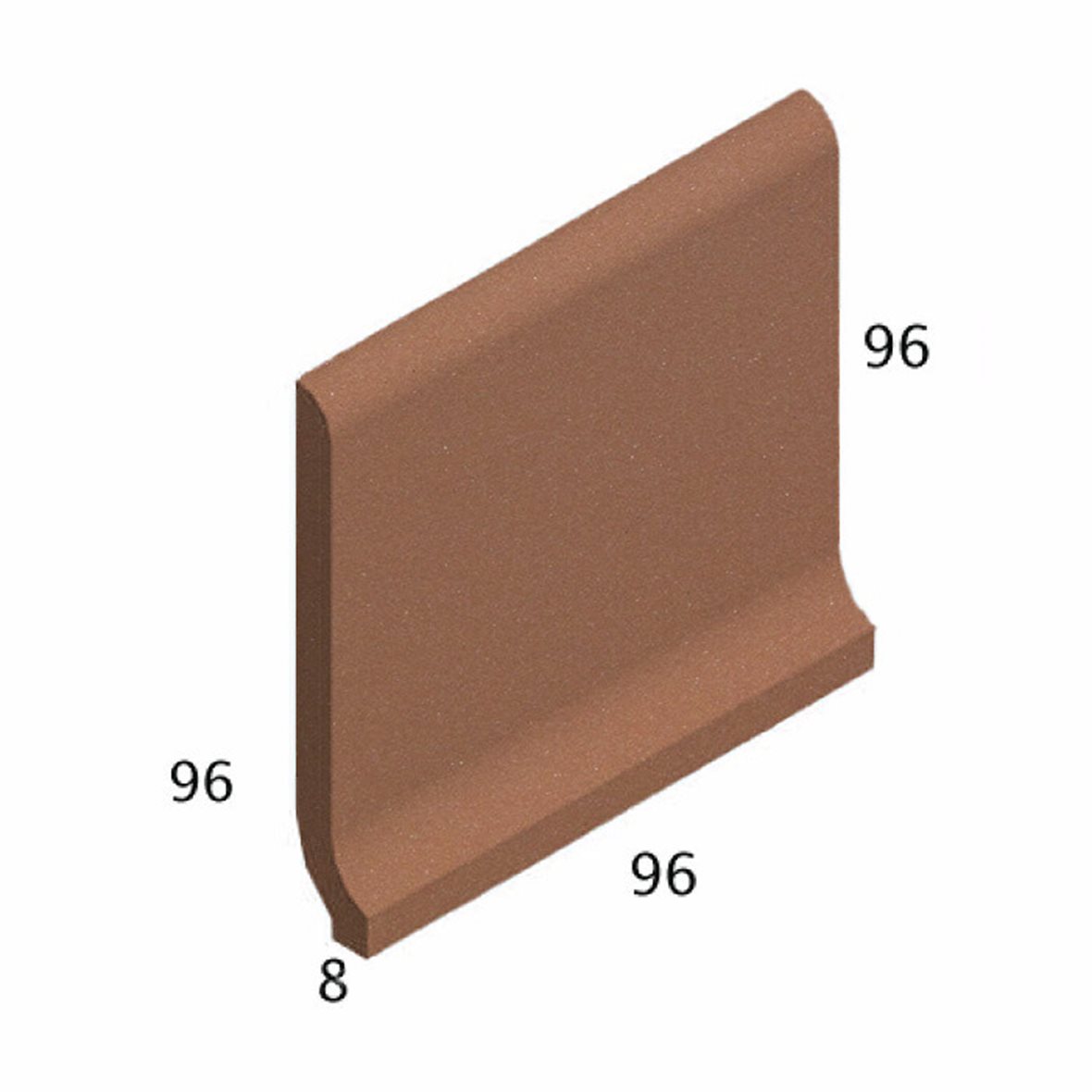 Pukkila Natura lasittamaton porcelanato seinälaatta lattialaatta ulkolaatta 9,6X9,6 ruskea 4404CB/1C tasapintainen matta ruskea yksivärinen