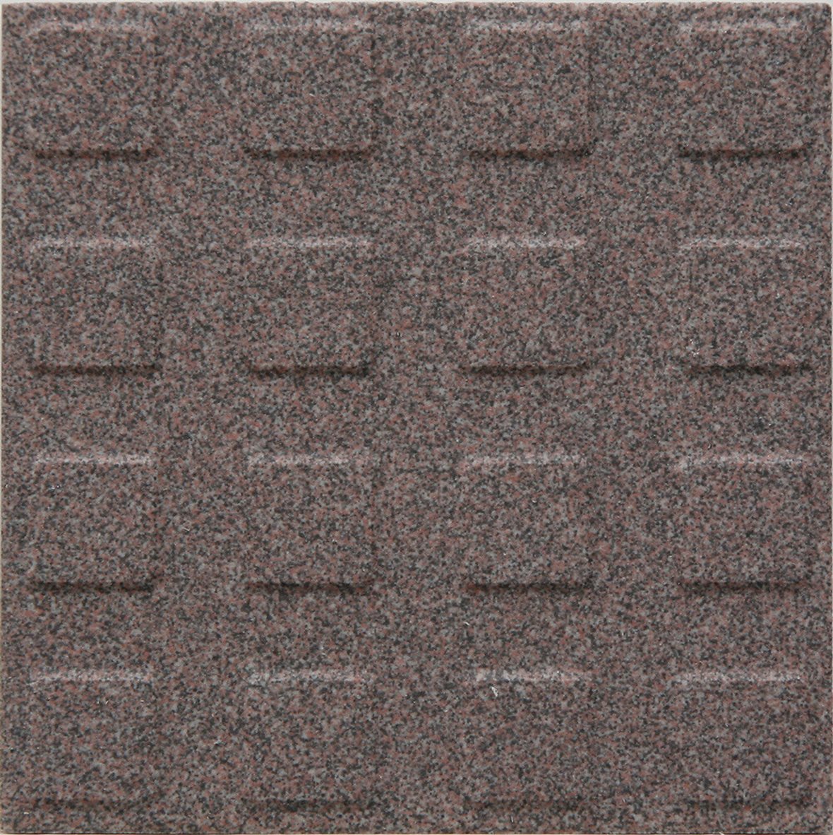 Pukkila Natura lasittamaton porcelanato seinälaatta lattialaatta ulkolaatta 9,6X9,6 granite burgundy L4410SS/1C neliönasta kohokuvioinen matta R11 pun