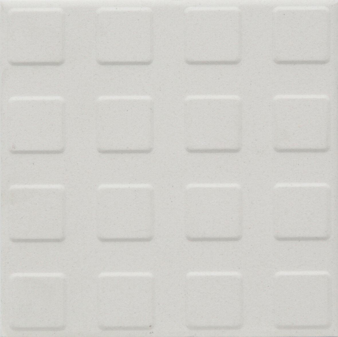 Pukkila Natura lasittamaton porcelanato seinälaatta lattialaatta ulkolaatta 9,6X9,6 valkoinen L4416SS/1C kohokuvioinen matta neliönasta valkoinen yksi