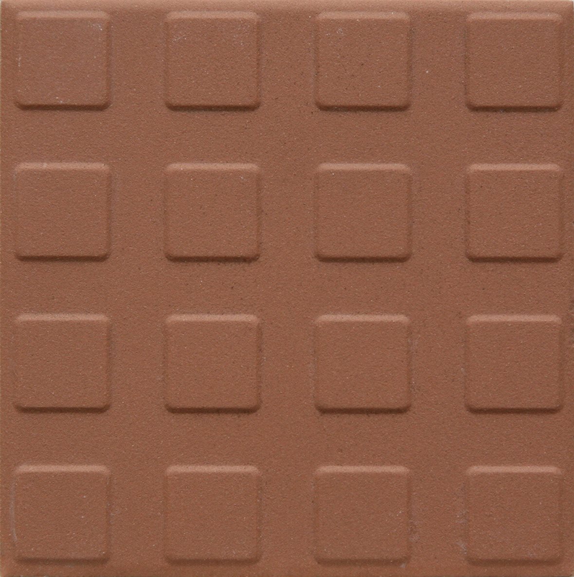 Pukkila Natura lasittamaton porcelanato seinälaatta lattialaatta ulkolaatta 9,6X9,6 keskiruskea L4404SS/1C kohokuvioinen matta neliönasta ruskea yksiv