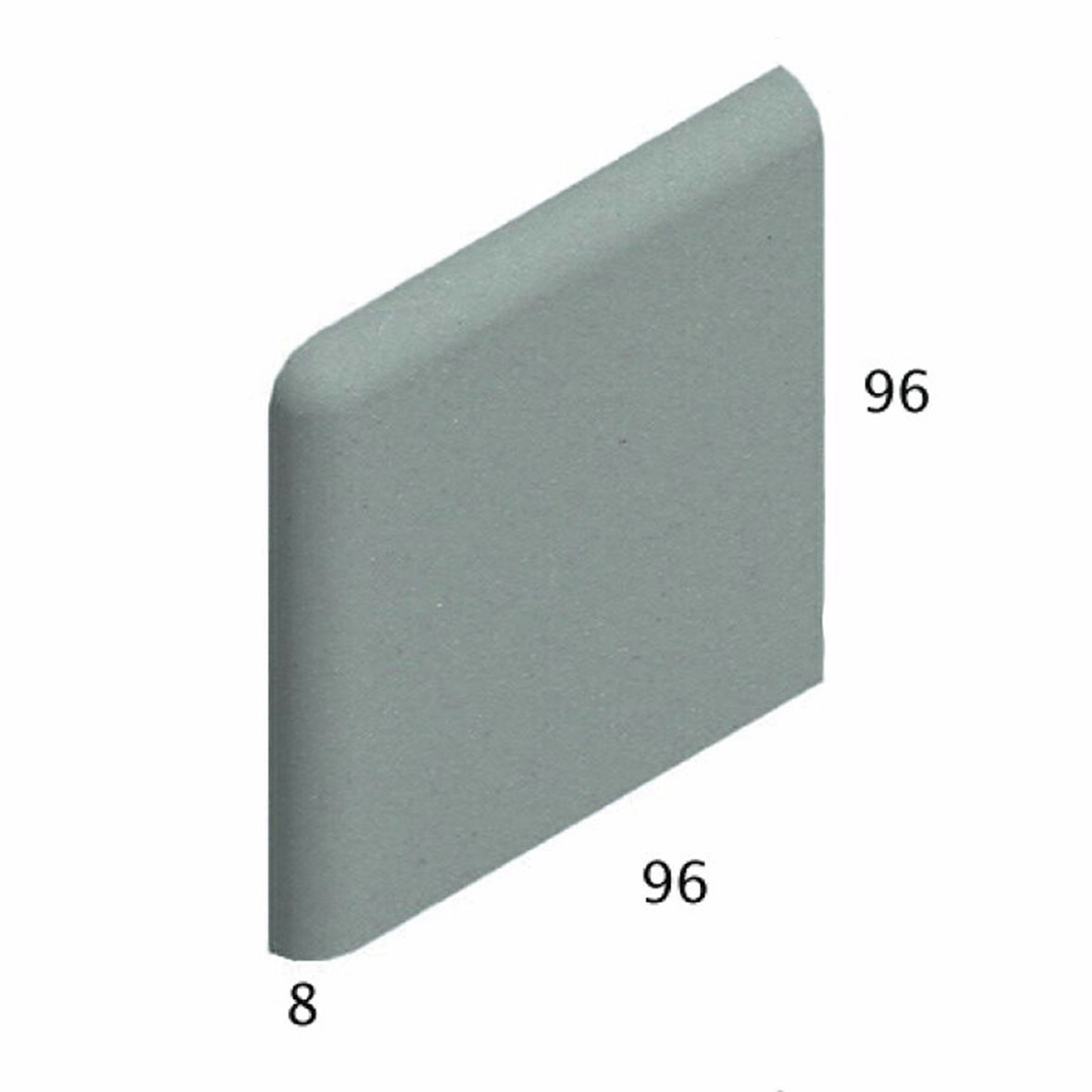 Pukkila Natura lasittamaton jalkalista 9,6X9,6 vaaleanvihreä 4413BNC/1C tasapintainen matta vihreä yksivärinen