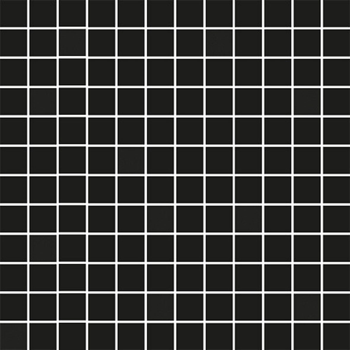 Pukkila Mosaico Porcelanico lasittamaton porcelanato mosaiikki seinälaatta lattialaatta 2,5X2,5 Black tasapintainen matta tumma musta vivahteikas