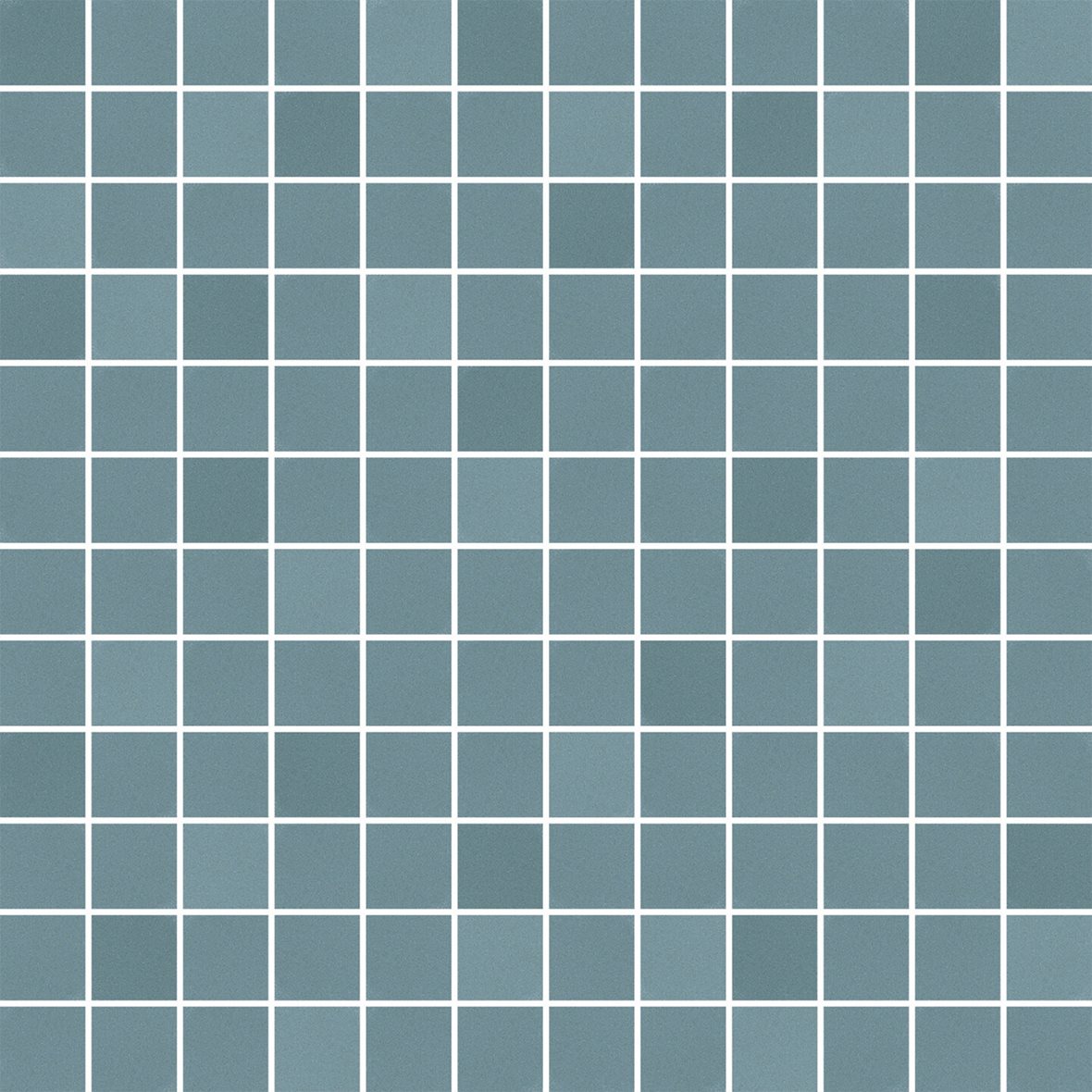 Pukkila Mosaico Porcelanico lasittamaton porcelanato mosaiikki seinälaatta lattialaatta 2,5X2,5 Blue tasapintainen matta keskitumma sininen vivahteika