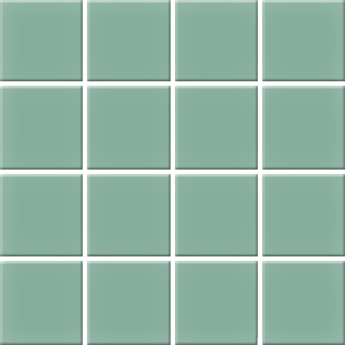 Pukkila Color lasitettu porcelanato seinälaatta lattialaatta ulkolaatta 19,7X19,7 Sea Green 5523/5 tasapintainen matta valesauma keskitumma vihreä yks