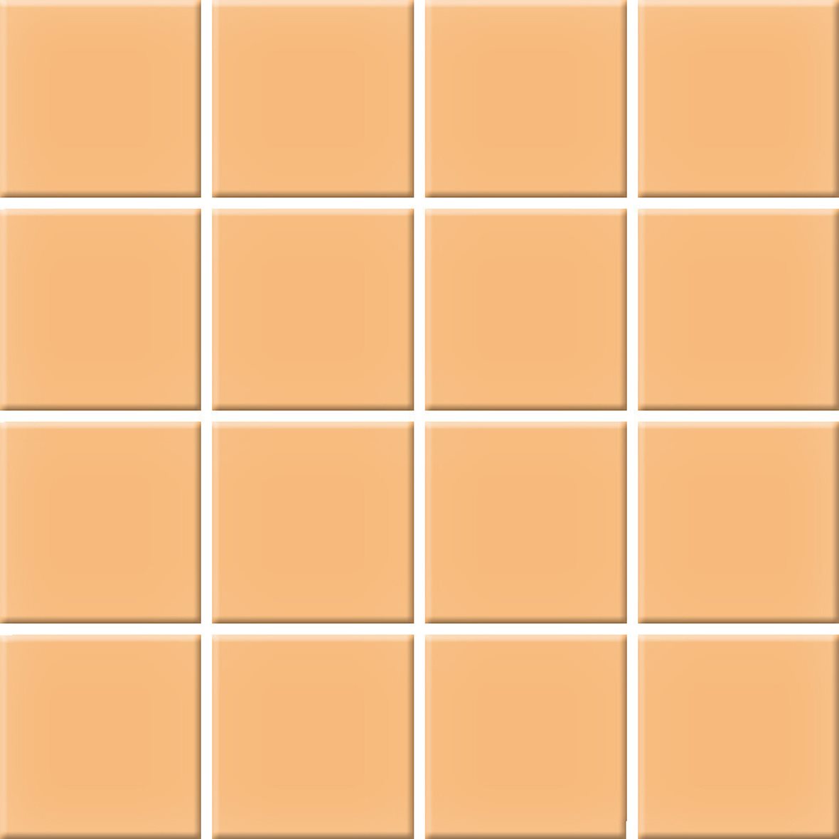 Pukkila Color lasitettu porcelanato seinälaatta lattialaatta ulkolaatta 19,7X19,7 Amber 5598/5 tasapintainen matta valesauma keskitumma oranssi yksivä