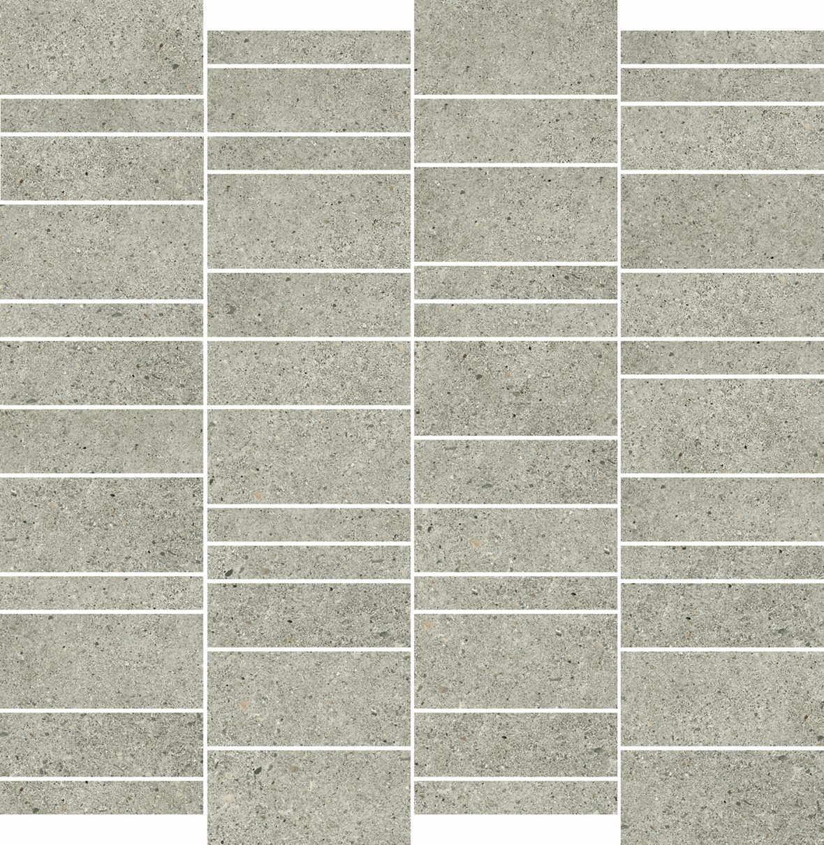 Pukkila Deep Mattoncino lasittamaton porcelanato mosaiikki seinälaatta lattialaatta Ash tasapintainen matta keskitumma harmaa kivi