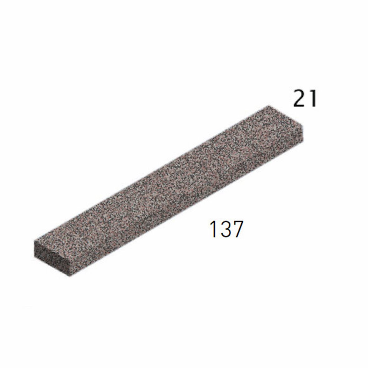 Pukkila Natura Victoria lasittamaton boordi 2,1X13,7 granite burgundy 5STP10/1C tasapintainen matta pilkullinen