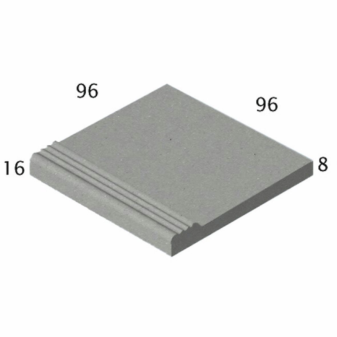 Pukkila Natura lasittamaton porcelanato lattialaatta 9,6X9,6 siniharmaa 4407PES/1C tasapintainen matta rihlattu reunakorotus sininen yksivärinen