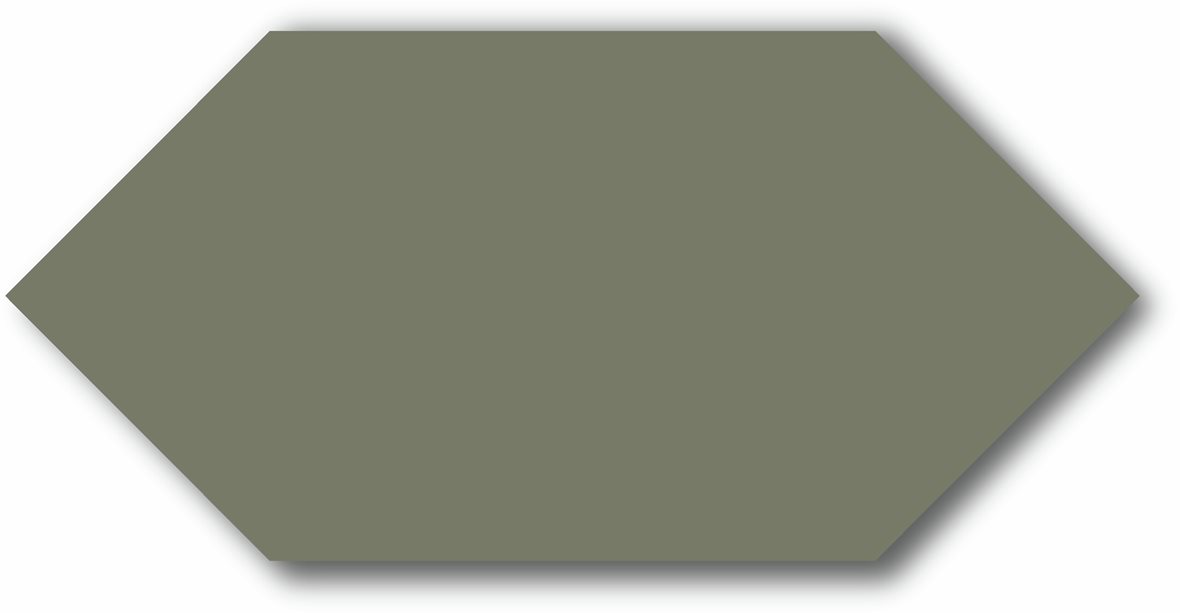 LPC Plain Colours Shuttle 7 lasittamaton porcelanato seinälaatta lattialaatta ulkolaatta 7X15 Australian Green tasapintainen matta tumma vihreä yksivä