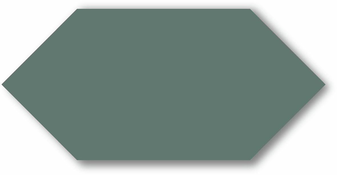 LPC Plain Colours Shuttle 7 lasittamaton porcelanato seinälaatta lattialaatta ulkolaatta 7X15 Dark Green tasapintainen matta tumma vihreä yksivärinen