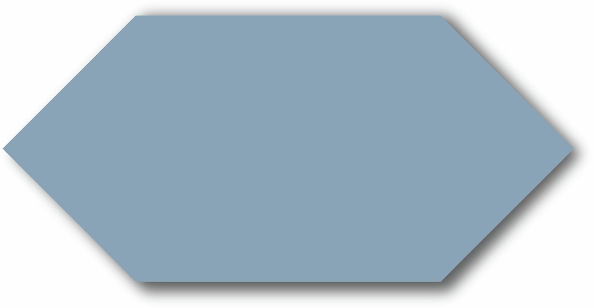 LPC Plain Colours Shuttle 7 lasittamaton porcelanato seinälaatta lattialaatta ulkolaatta 7X15 Blue tasapintainen matta keskitumma sininen yksivärinen