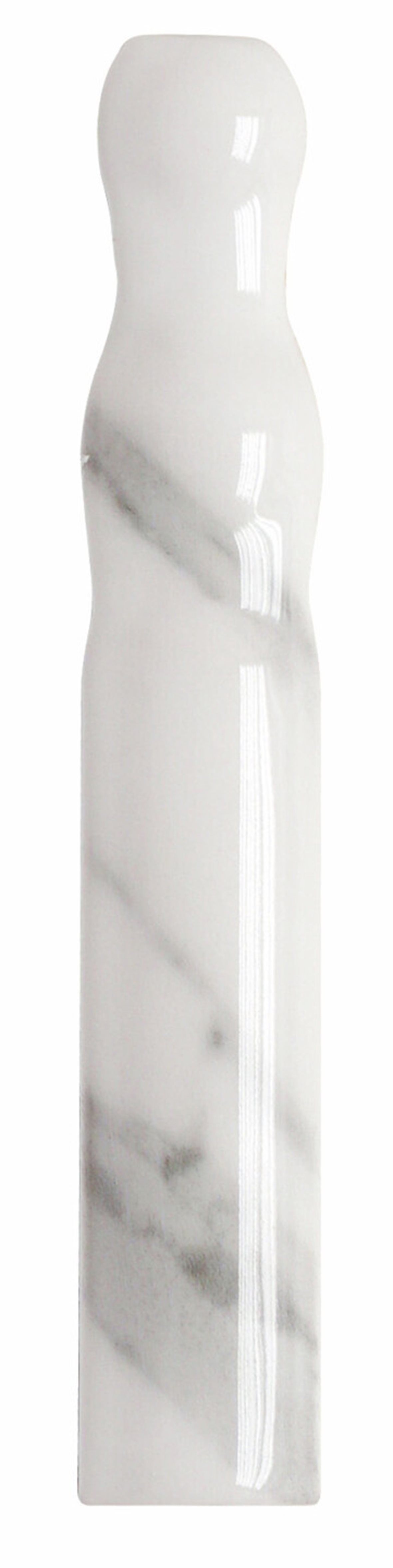 Pukkila Luxury lasitettu jalkalista 2X12 Statuario tasapintainen kiiltävä valkoinen marmori