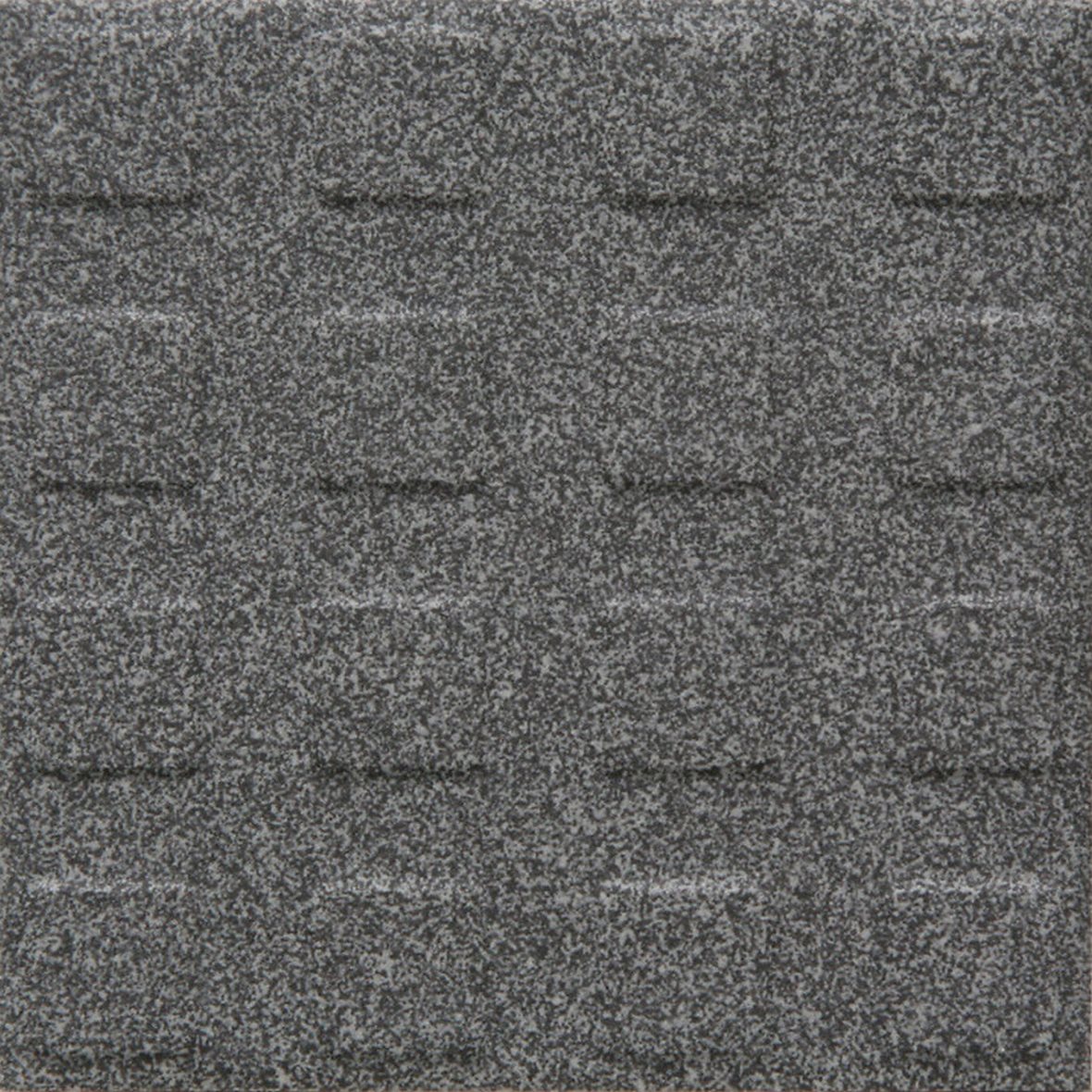Pukkila Natura lasittamaton porcelanato seinälaatta lattialaatta ulkolaatta 9,6X9,6 speckled black white L4424SS/1C kohokuvioinen matta neliönasta mus