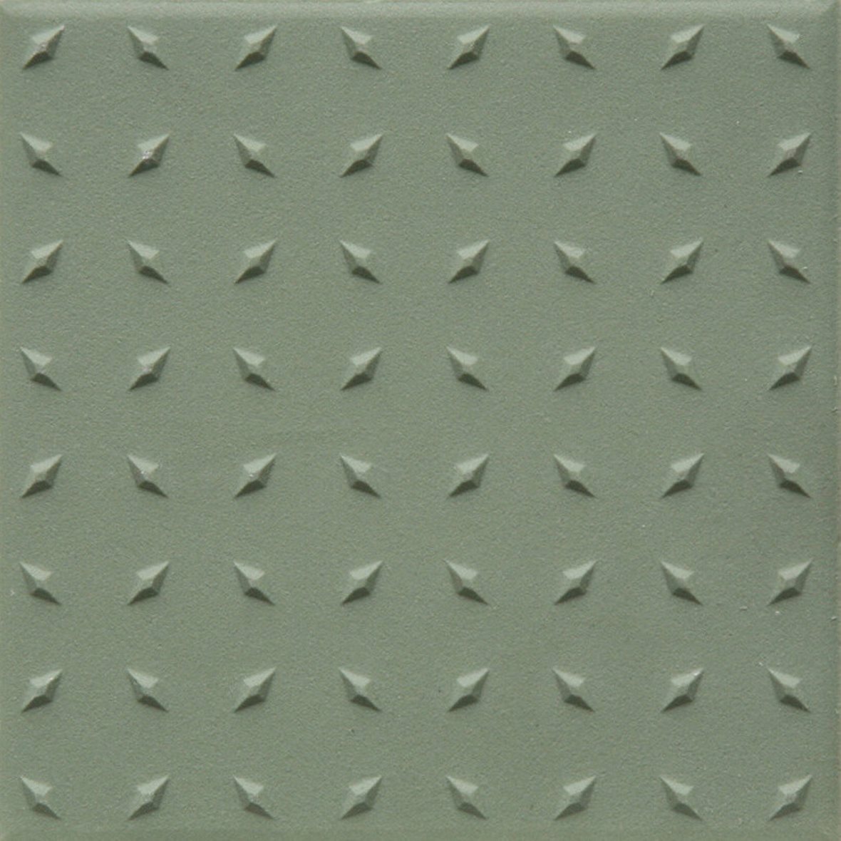 Pukkila Natura lasittamaton porcelanato seinälaatta lattialaatta ulkolaatta 9,6X9,6 vihreä L4428DD/1C kohokuvioinen matta tähtinasta vihreä yksivärine
